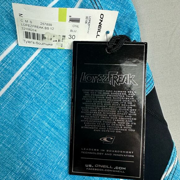 O’Neill Men’s 30 Lopez Freak Board Shorts - Picture 6 of 9